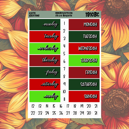 Tree Cakes Day Cover Planner Stickers