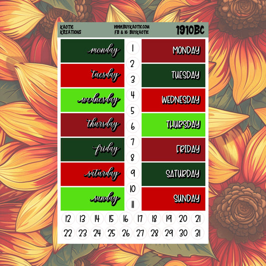 Tree Cakes Day Cover Planner Stickers