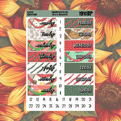Tree Cakes Day Cover Planner Stickers
