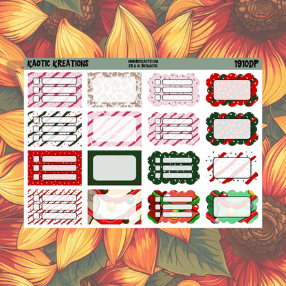 Tree Cakes Half Box Planner Stickers