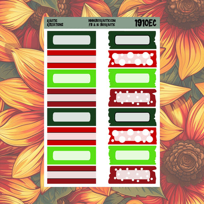 Tree Cakes Quarter Box Planner Stickers