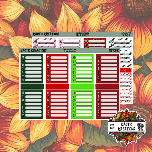 Tree Cakes Full Box Tracker Planner Stickers