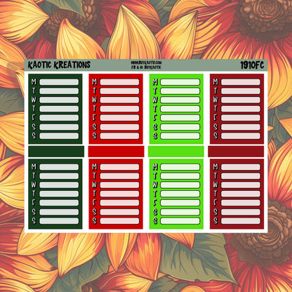 Tree Cakes Full Box Tracker Planner Stickers