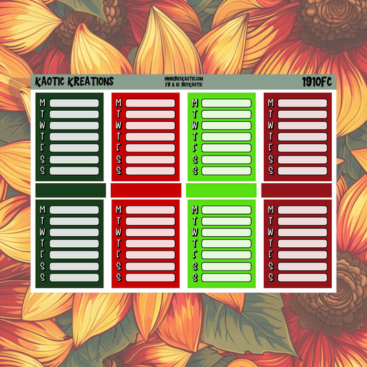 Tree Cakes Full Box Tracker Planner Stickers