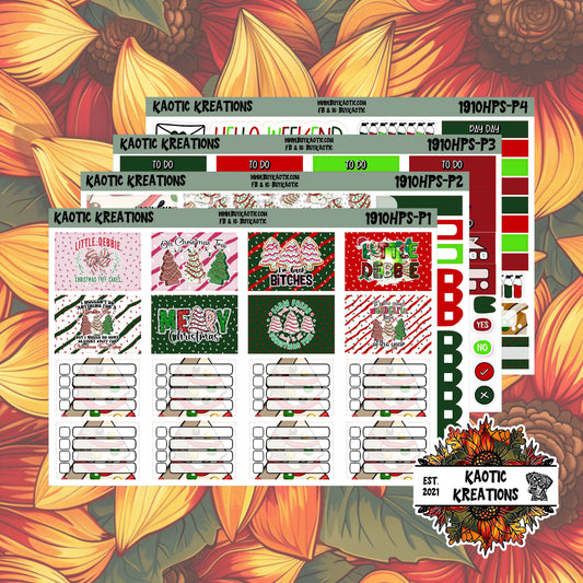Tree Cakes HP Skinny Weekly Sticker Kit