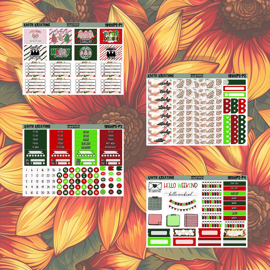 Tree Cakes HP Skinny Weekly Sticker Kit