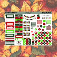Load image into Gallery viewer, Tree Cakes HP Skinny Mini Weekly Sticker Kit