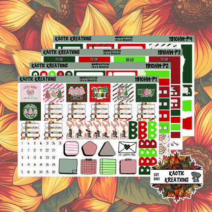 Tree Cakes Hobo Weeks Weekly Sticker Kit