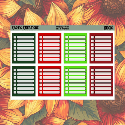 Tree Cakes Full Box Planner Stickers