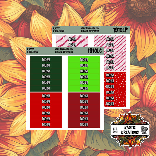 Tree Cakes Today Header Planner Stickers