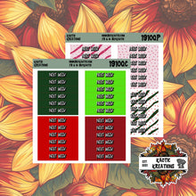 Load image into Gallery viewer, Tree Cakes Next Week Header Planner Stickers