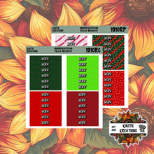 Load image into Gallery viewer, Tree Cakes Work Header Planner Stickers