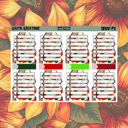 Tree Cakes Vertical Weekly Sticker Kit