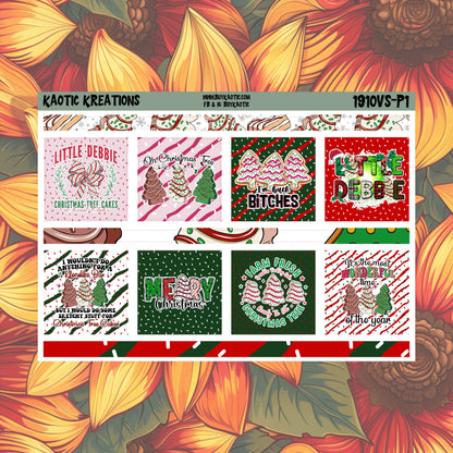 Tree Cakes Vertical Small Weekly Sticker Kit