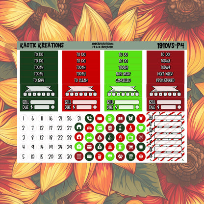Tree Cakes Vertical Small Weekly Sticker Kit