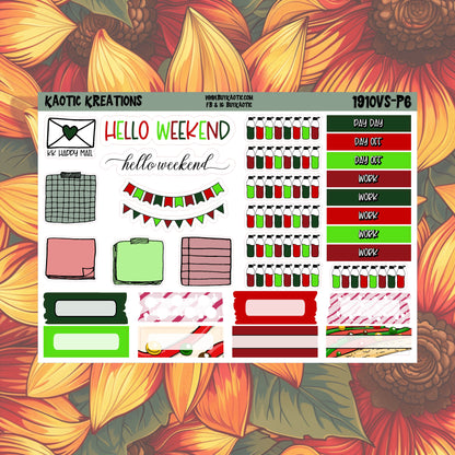 Tree Cakes Vertical Small Weekly Sticker Kit