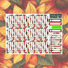 Load image into Gallery viewer, Tree Cakes Vertical Tall Weekly Sticker Kit