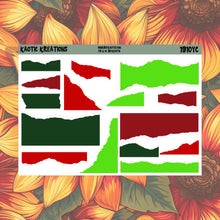 Load image into Gallery viewer, Tree Cakes Ripped Edges Planner Stickers