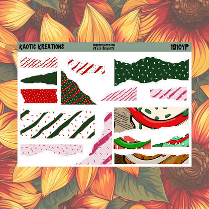 Tree Cakes Ripped Edges Planner Stickers