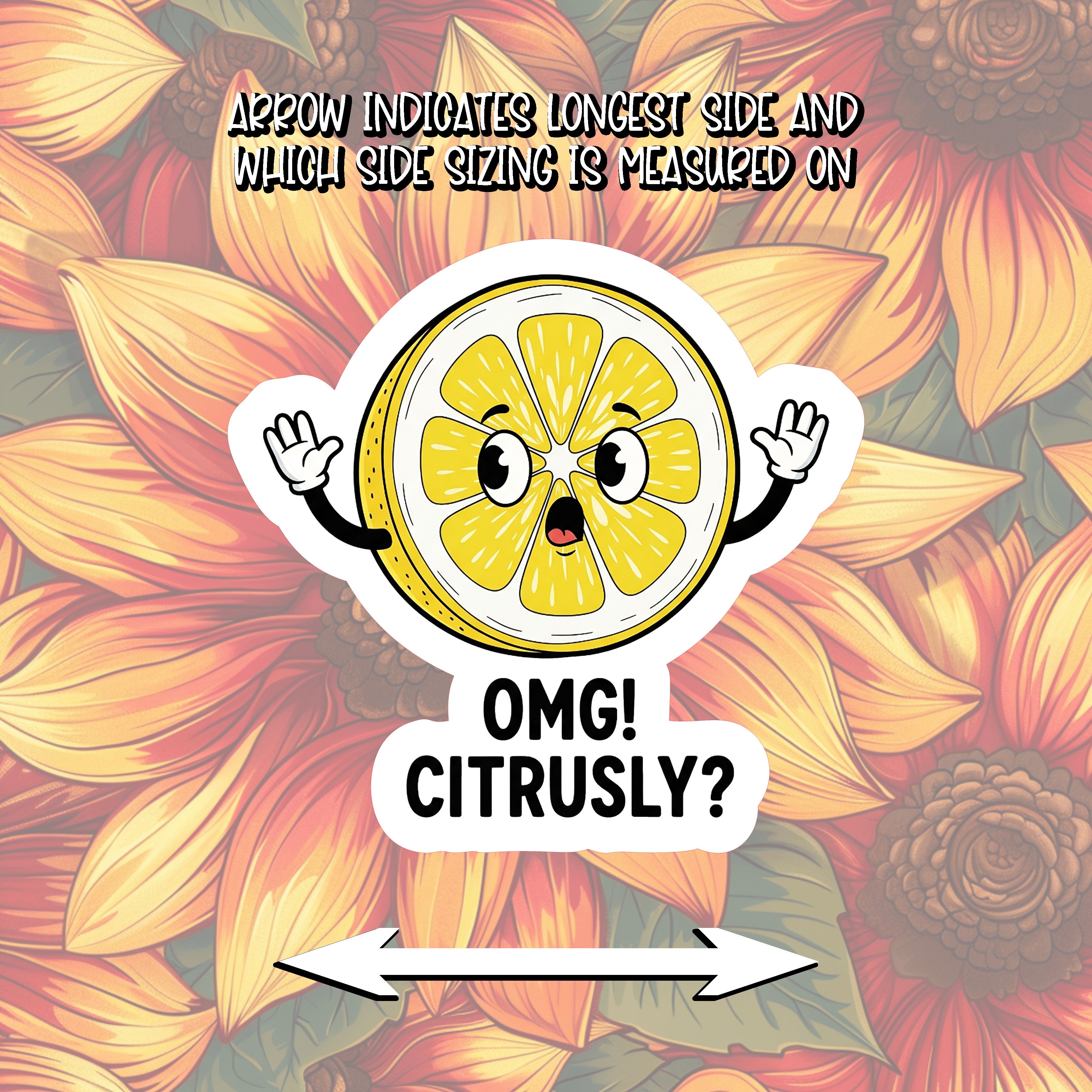 OMG! Citrusly? Sticker