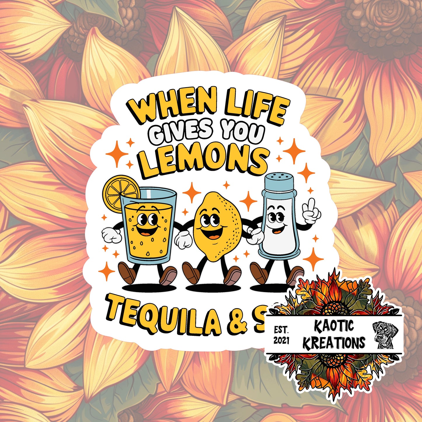 When life gives you lemons ... Sticker