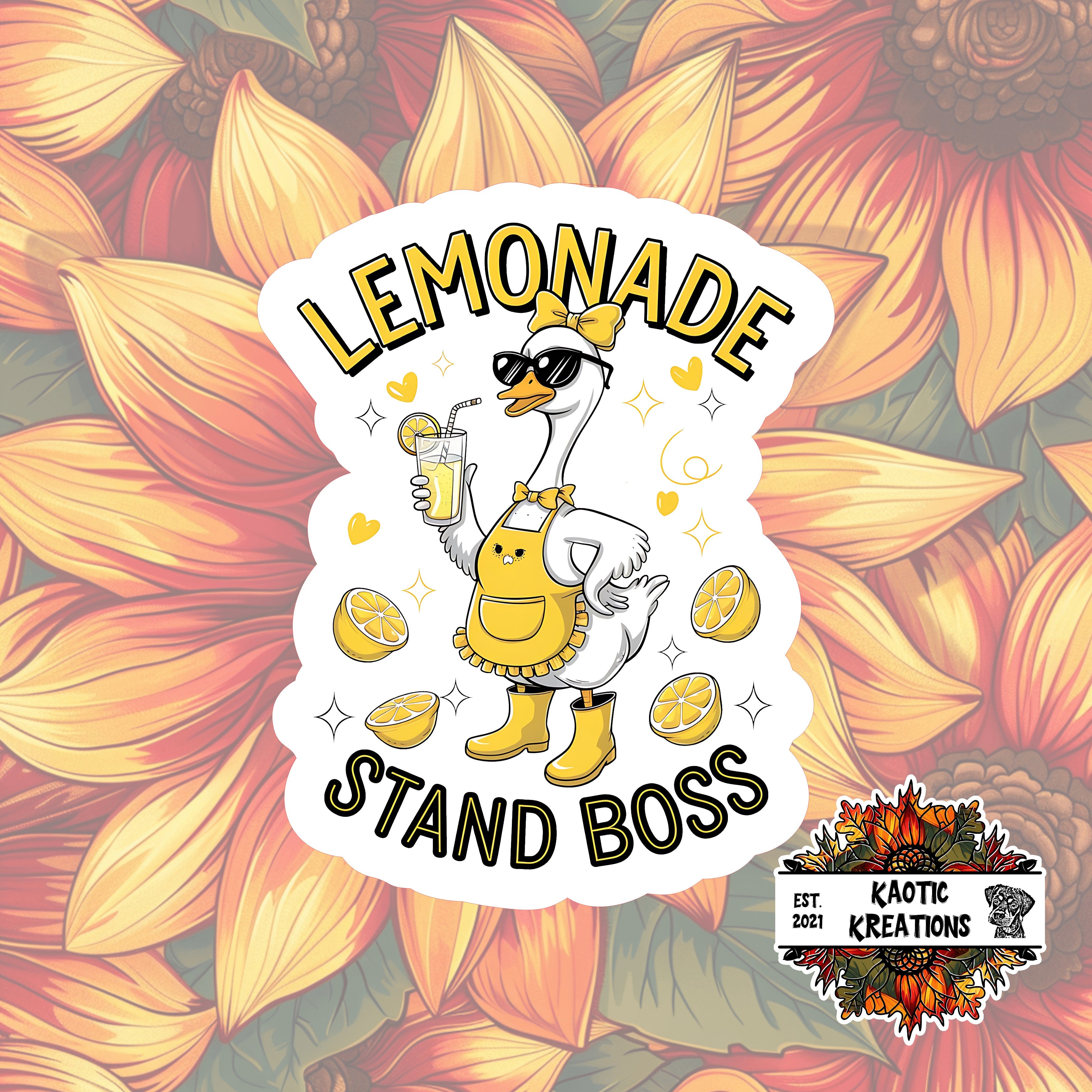 Lemonade Stand Boss Sticker