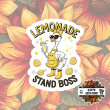 Load image into Gallery viewer, Lemonade Stand Boss Sticker