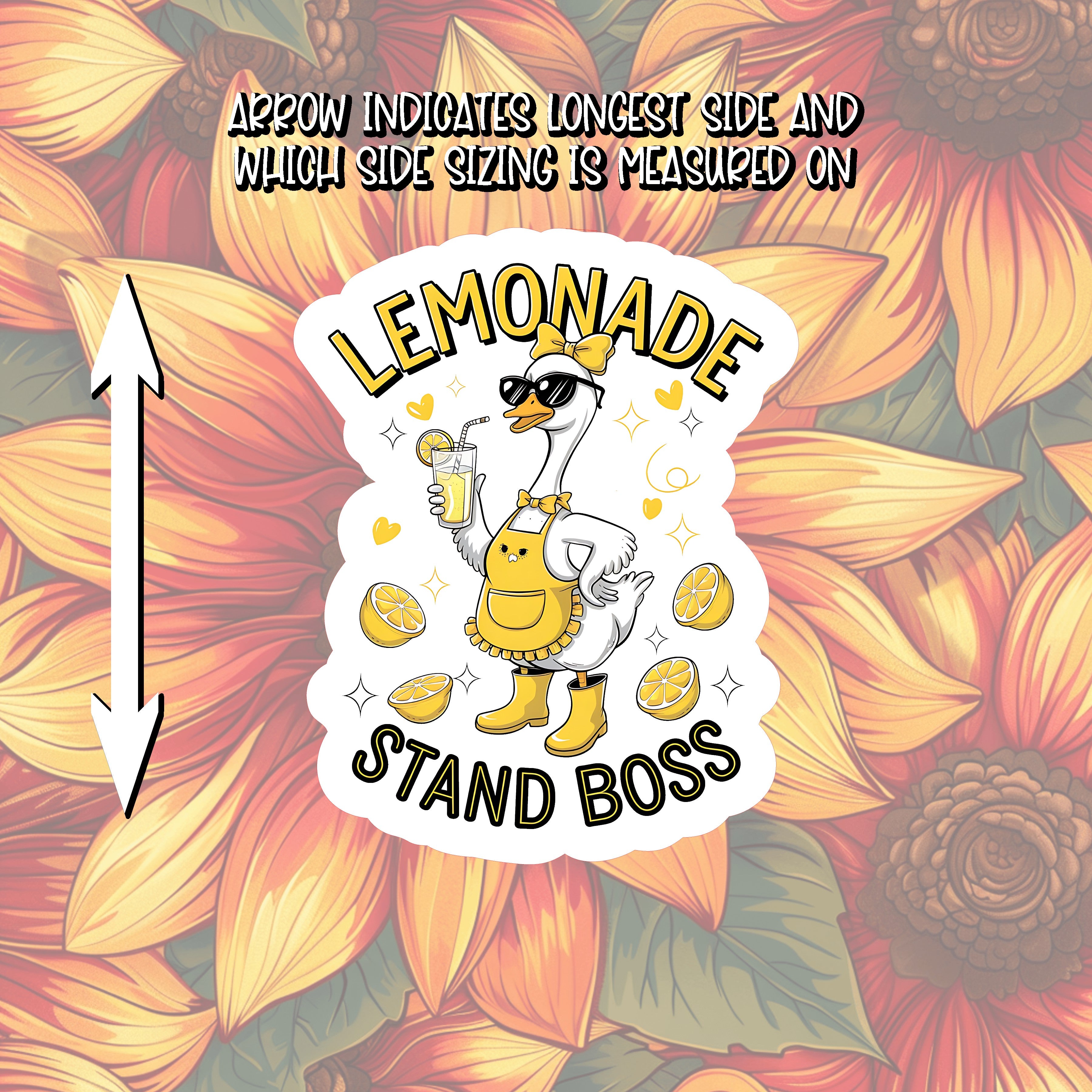 Lemonade Stand Boss Sticker