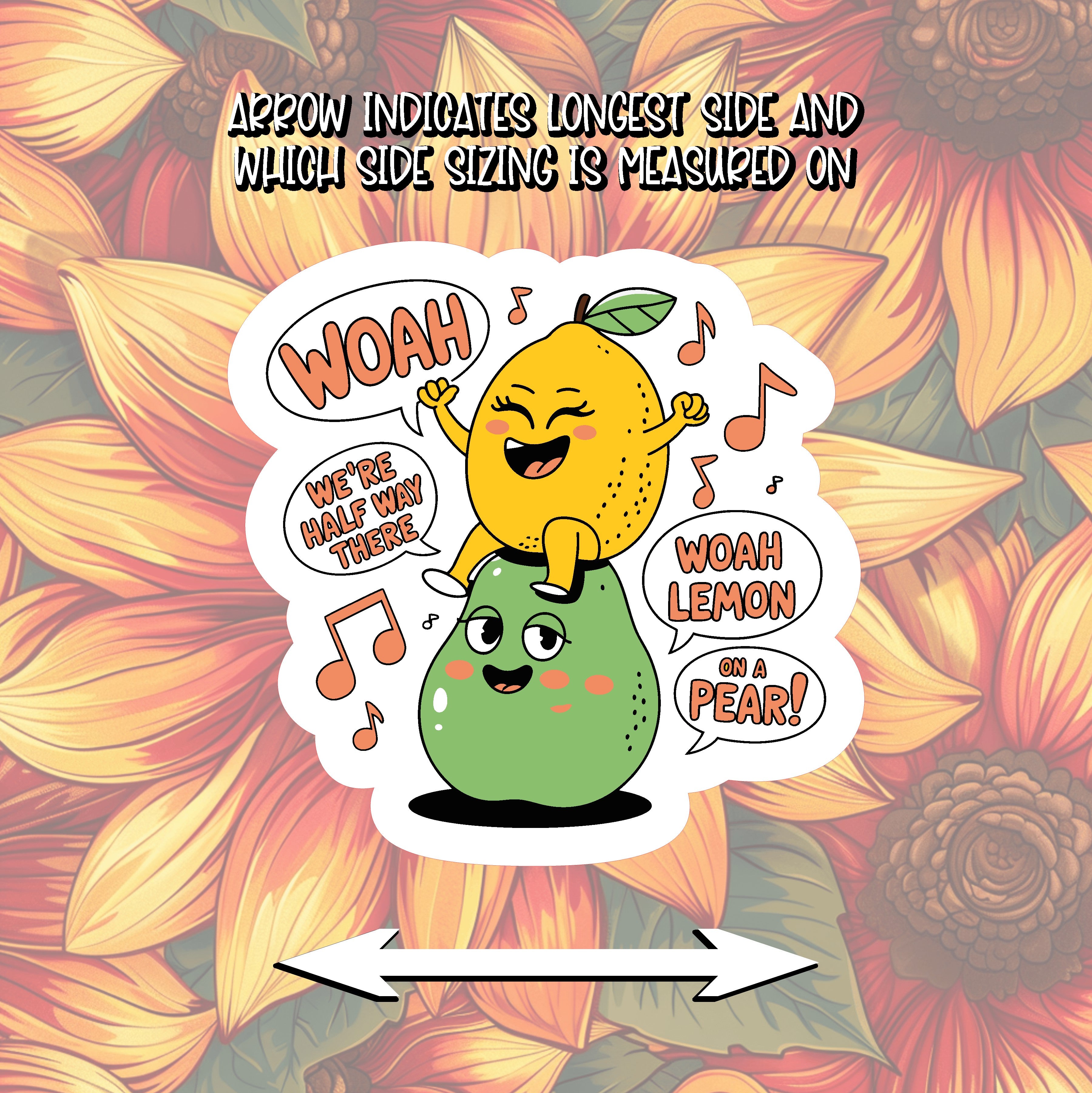 WOAH, we're halfway there ... Sticker