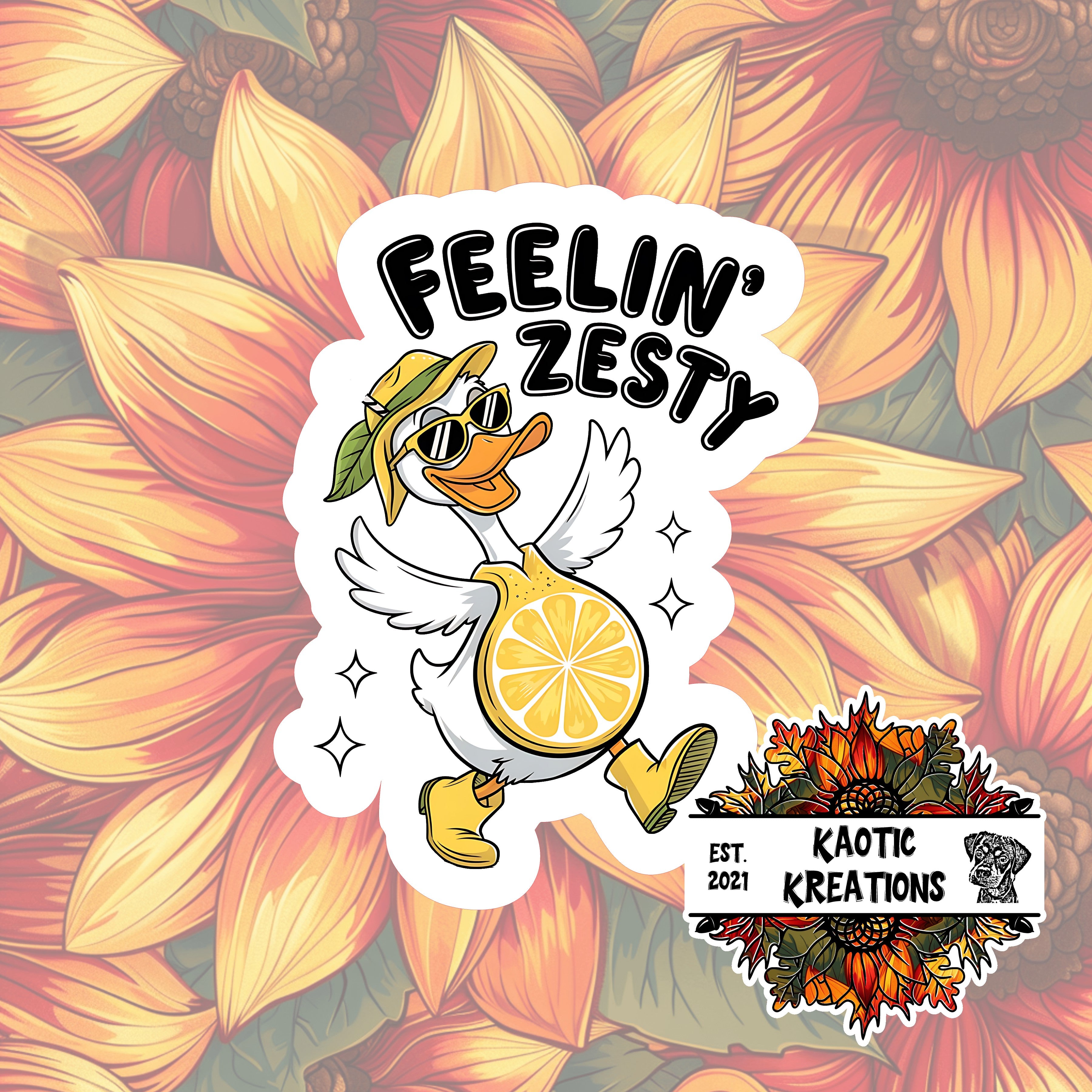 Feelin' Zesty Sticker