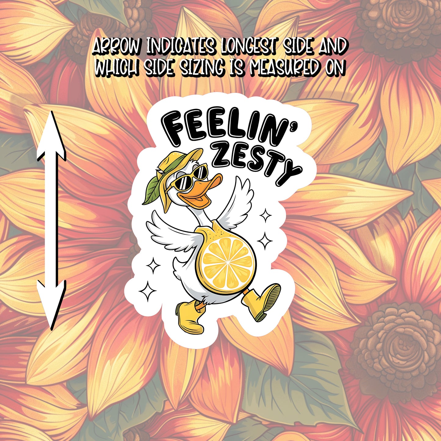 Feelin' Zesty Sticker