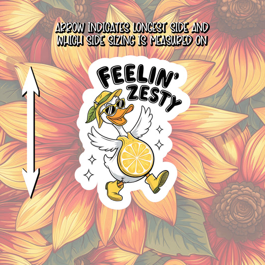 Feelin' Zesty Sticker