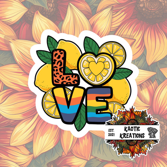 Lemon Love Sticker