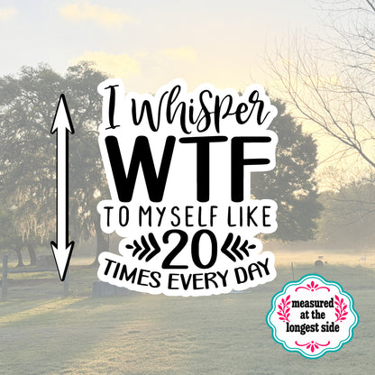 Set of 5 Sassy Die-Cut Stickers | 20% Bundle Discount | 2, 3 or 4 Inch | Waterproof Vinyl or Paper Stickers