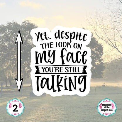 Set of 5 Sassy Die-Cut Stickers | 20% Bundle Discount | 2, 3 or 4 Inch | Waterproof Vinyl or Paper Stickers