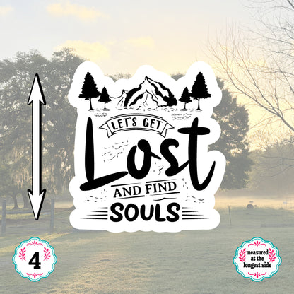 Set of 5 Camping Die-Cut Stickers | 20% Bundle Discount | 2, 3 or 4 Inch | Waterproof Vinyl or Paper Stickers