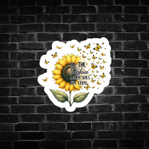 Be The Sunshine Sunflower Sticker