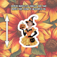 Load image into Gallery viewer, Vintage Pinup Halloween Sticker