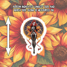 Load image into Gallery viewer, Vintage Pinup Halloween Sticker