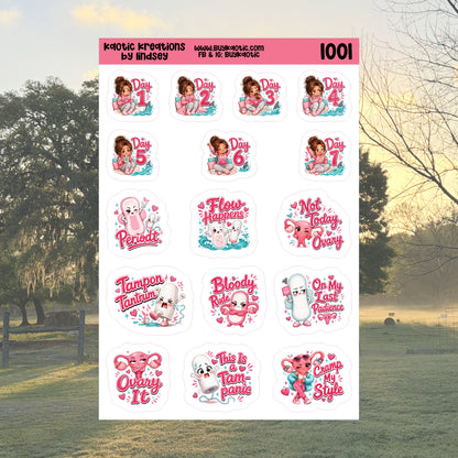 Shark Week Planner Stickers