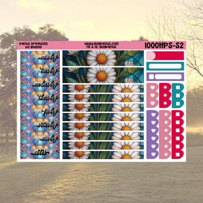 Stained Glass HP Skinny Weekly Sticker Kit