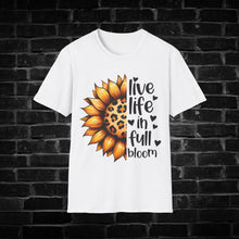 Load image into Gallery viewer, Sunflower T-Shirt - Live Life in Full Bloom