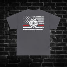 Load image into Gallery viewer, Red Line Firefighter Shirt