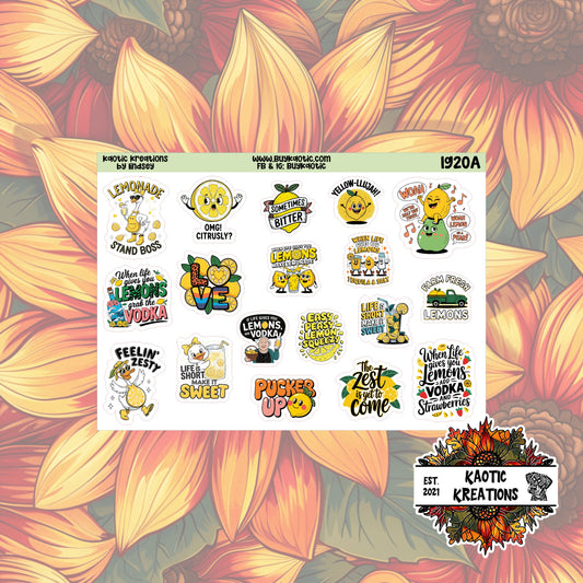Lemonade Deco Stickers