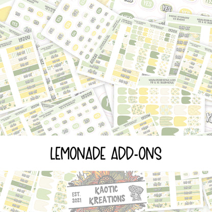 Lemonade Add-Ons Set 2