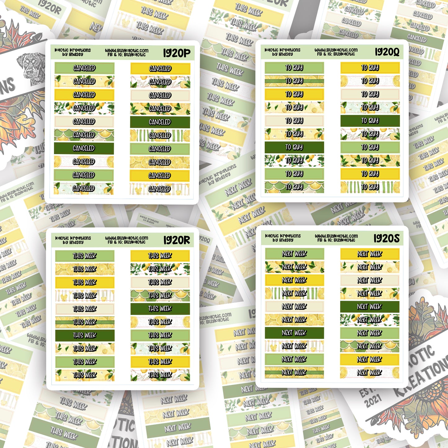 Lemonade Add-Ons Set 2