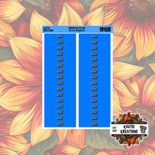 Load image into Gallery viewer, Rent Monthly Header Stickers