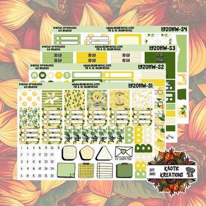 Lemonade Hobo Weeks Weekly Sticker Kit