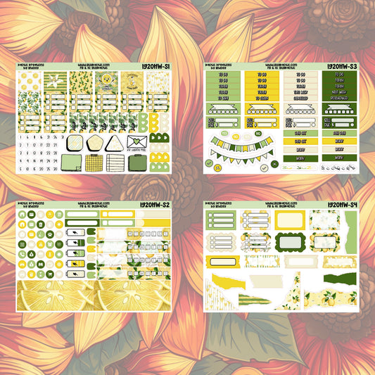 Lemonade Hobo Weeks Weekly Sticker Kit