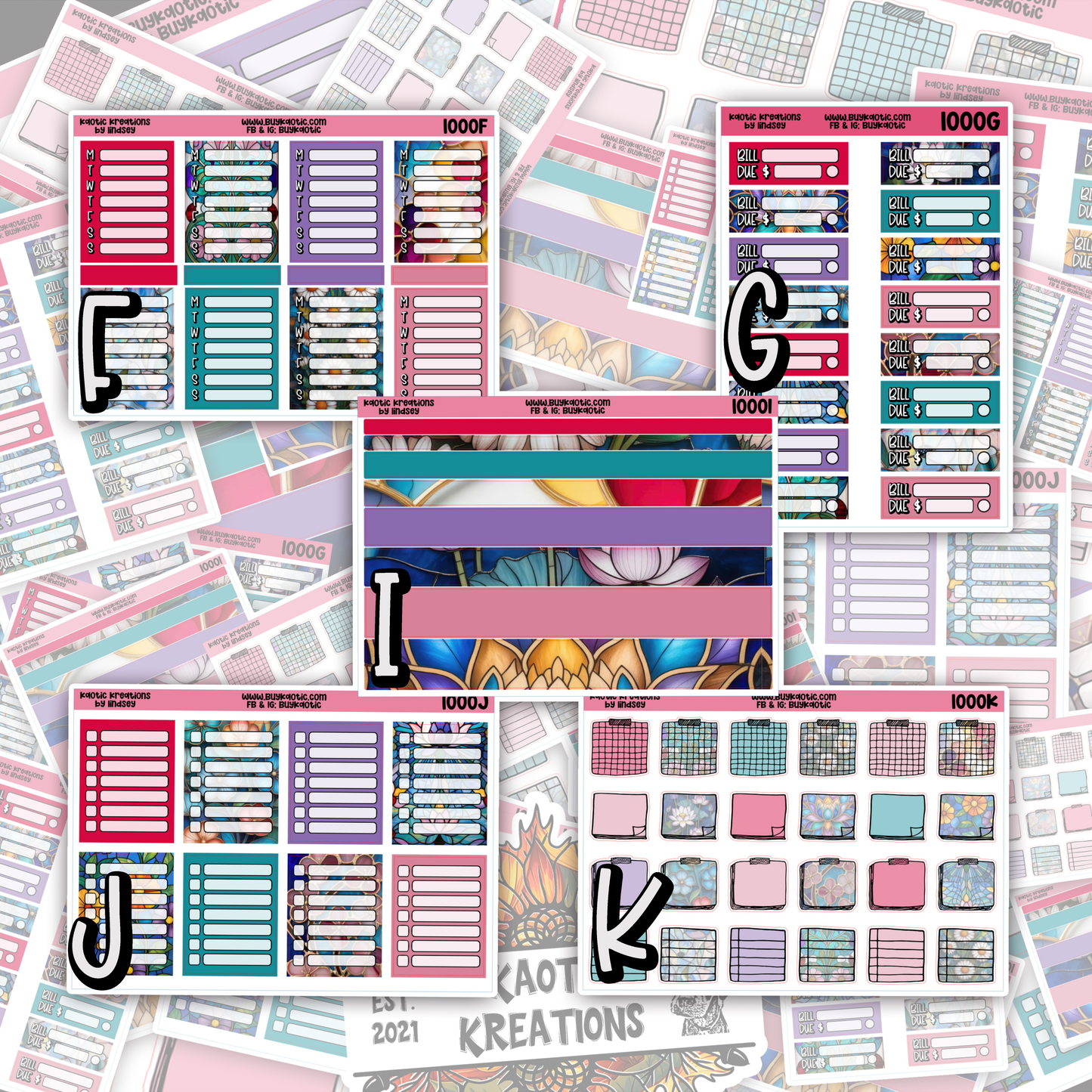 Stained Glass Add-Ons Set 1